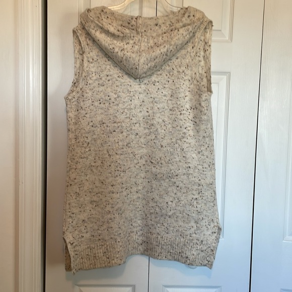 Women’s Peyton Primrose M open front long cardigan long oatmeal front pockets - Picture 9 of 9
